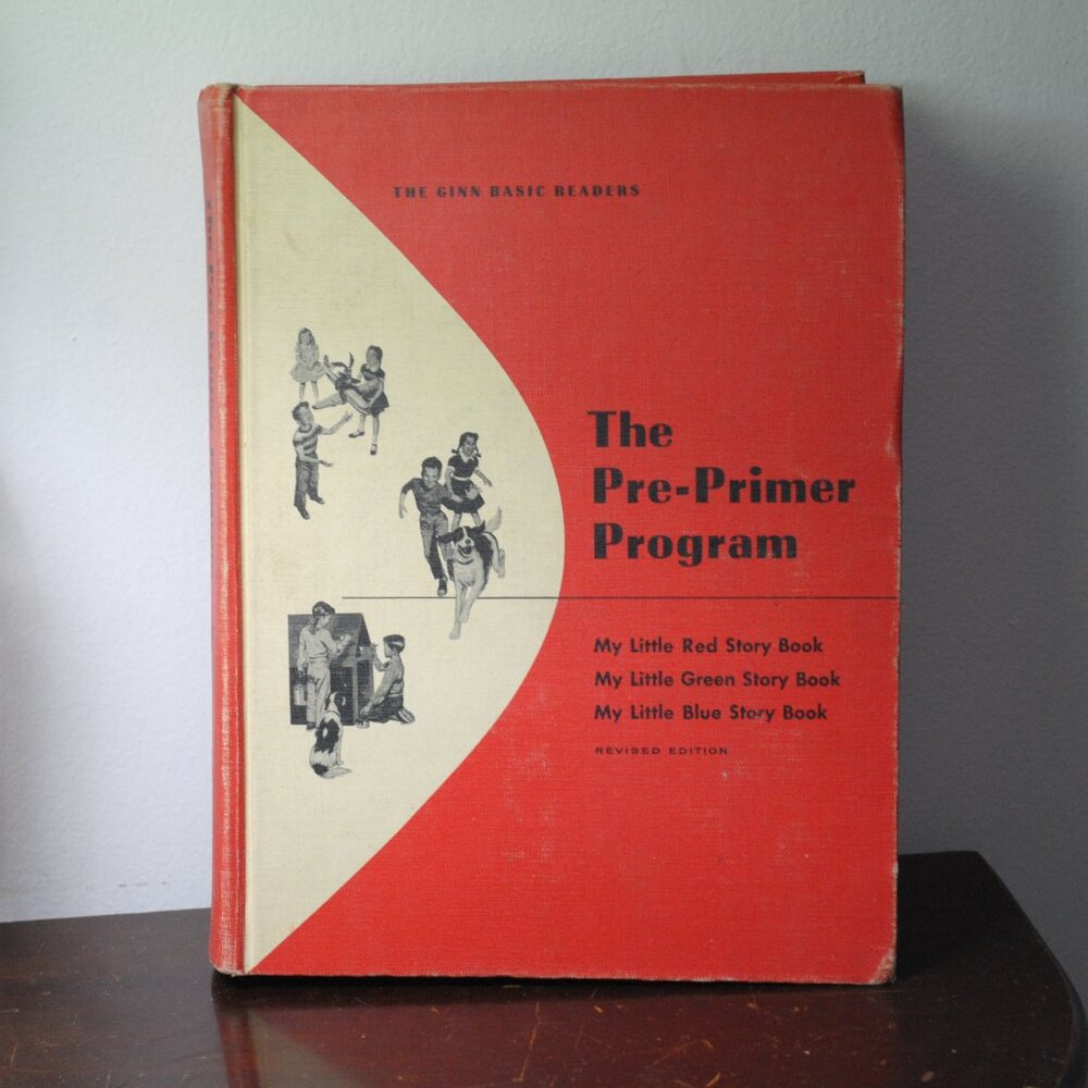 Vintage 1961 "The Ginn Basic Readers Pre-Primer Program" Revised Teacher Edition